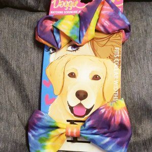 Doggie and Me Brand Dog Bow and Scrunchie for you.